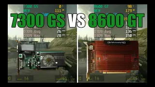 GeForce 7300 GS vs GeForce 8600 GT Test in 4 Games - No FPS Drop Capture Card