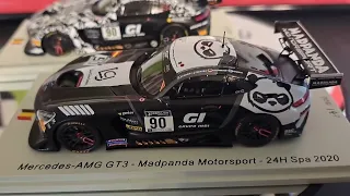 Famous Mercedes AMG pairs: Mad Panda Racing in 1/43 scale by Spark.