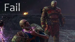 Odin vs Kratos | QTE Fails | God Of War Ragnarok PS5