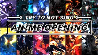 TRY TO NOT SING OR DANCE | ANIME EDITION! 🎤🎙️❌