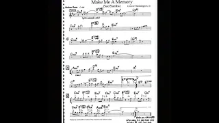Make Me a Memory (Sad Samba) play-along music sheet for E-flat instruments