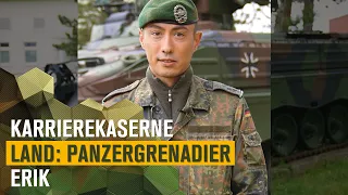 Panzergrenadier Erik I KarriereKaserne Land