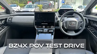 Toyota bZ4X AWD SUV EV 2023 - POV Test Drive