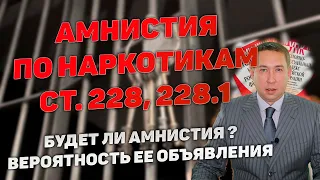 Амнистия по наркотикам. Статьи 228, 228.1, 229.1 УК РФ. Будет ли амнистия по наркостатьям?