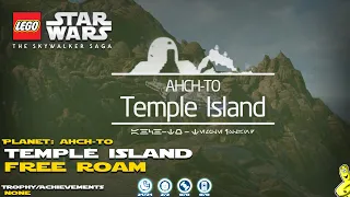 Lego Star Wars The Skywalker Saga: Ahch-To / Temple Island FREE ROAM - HTG