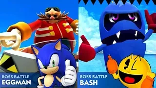 Sonic Dash Doctor Eggman & Bash Pac Man Boss Fight Gameplay