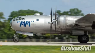 B-29 Superfortress "Fifi" Arrival - EAA AirVenture Oshkosh 2017