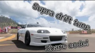 Toyota supra mk4 drift tune (share code) forza horizon 5