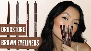 Best Drugstore Brown Pencil Eyeliners