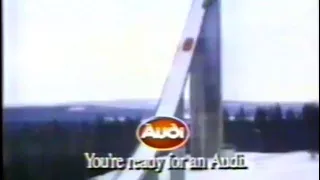 1987 Audi Quattro 5000 "Ski Jump" TV Commercial