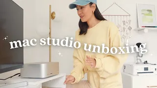 💫 Mac Studio Unboxing & Setup | thoughts, apps, customization