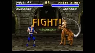 Mortal Kombat 3 - Super Nintendo - Sub-Zero Playthrough (60 FPS)