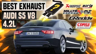 Audi S5 Exhaust Sound V8 4.2 🔥 Straight Pipe,Acceleration,Review,Turbo,Muffler Delete,AWE,Armytix+