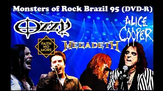 Monsters of Rock - Ozzy Osbourne, Alice Cooper, Megadeth & Faith No More - São Paulo 1995 (DVD-R)