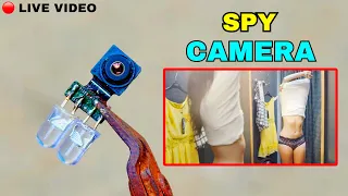 HOW TO MAKE SPY CAMER AT HOME USING RGB LED SENSOR