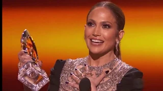 Jennifer Lopez ( Favorite TV Crime Drama Actress ) Speech  at the People's Choice   Awards  2017