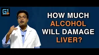 How much Alcohol will damage Liver?