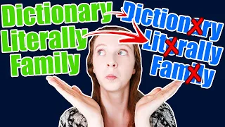 Remove Syllables in English: Learn to Pronounce "Dictionary" "Family" "Literally" in British English