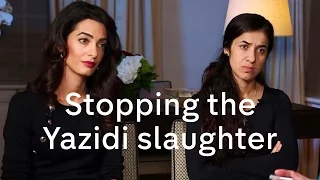 Nadia Murad and Amal Clooney interview on Yazidis, President Assad and migration crisis