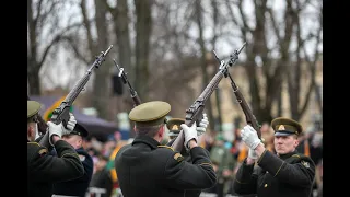 NATO 20-mečio minėjimo ceremonija Simono Daukanto aikštėje