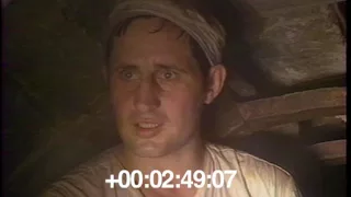 Chernobyl. Miners. Undermining the reactor. July. 1986.