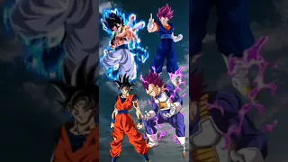 Gogeta & Goku vs vegito & vegeta #shorts