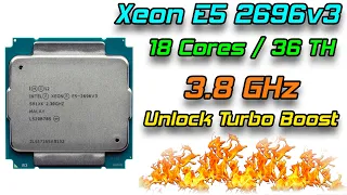 Xeon  E5 2696v3 - самый производительный CPU v3 серии 🔥 36 потоков 3,8GHz 🔥 Hyper Treading OFF vs ON