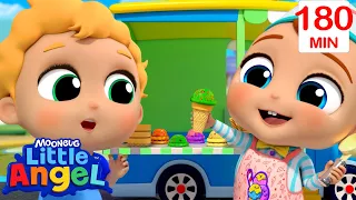 Who's Ready For Some Ice Cream + More |  Little Angel Color Songs & Nursery Rhymes | Learn Colors