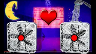 Shower Sounds + Fan Heater Sounds for Sleep Ambience