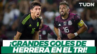 ¡PURO GOLAZO! Los goles de Héctor Herrera con la Selección de México I TUDN