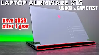 Alienware x15 R1 Laptop Unboxing & Game Test