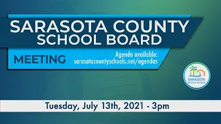 SCS | July 13, 2021 - Board Meeting 3pm