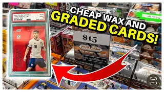 Buying CHEAP WAX AND SLABS At Culture Collision Card Show 2024!
