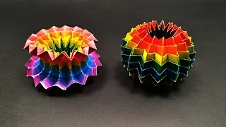 Origami: How to make origami MAGIC BALL - Yakomoga EASY Origami tutorial