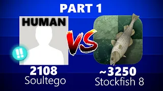 A Human Beats STOCKFISH 8! || Human VS Stockfish || Chess