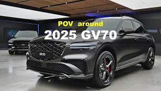 2024 Genesis GV70 POV Exterior and Interior
