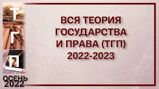 Вся Теория государства и права (ТГП) 2022-2023