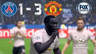 Recreación PSG 1-3 Manchester United - UEFA Champions League 2019