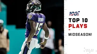 Baltimore Ravens’ Top 10 Plays at Midseason! | 2019 NFL Highlights