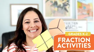 Fraction Activity For First and Second Grade // how to teach comparing fractions