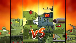 Hybrid Evolution. Mega Tanks Vs Mega BOSS - Cartoons about Tanks