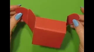 Оригами из бумаги ❤️ Как сделать КОРОБКУ С КРЫШКОЙ / How to make а Paper Box /