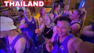 Crazy Night Life in Khao San Road, Bangkok Thailand