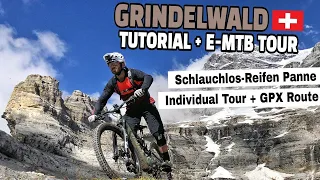 Tubeless-Reifen flicken Tutorial +  E-MTB Tour in Jungfrauregion Grindelwald | Leo Kast