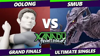 Xanadu Homecoming GRAND FINALS - Oolong (Wii Fit Trainer) Vs. smub (Ridley) Smash Ultimate - SSBU