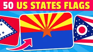 Guess The US State Flag | 50 US States Quiz