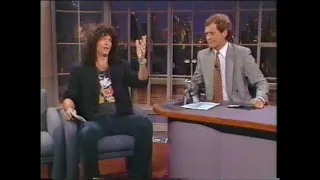 Howard Stern on 'Late Night' w/ David Letterman - 1989