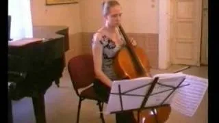 Anna Sliva and Norbert Heller playing  Beethoven's sonatas for piano and cello