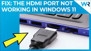 Windows 11’s HDMI port not working? Here’s what to do!