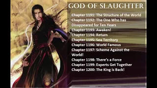 Chapters 1191-1200 God Of Slaughter Audiobook